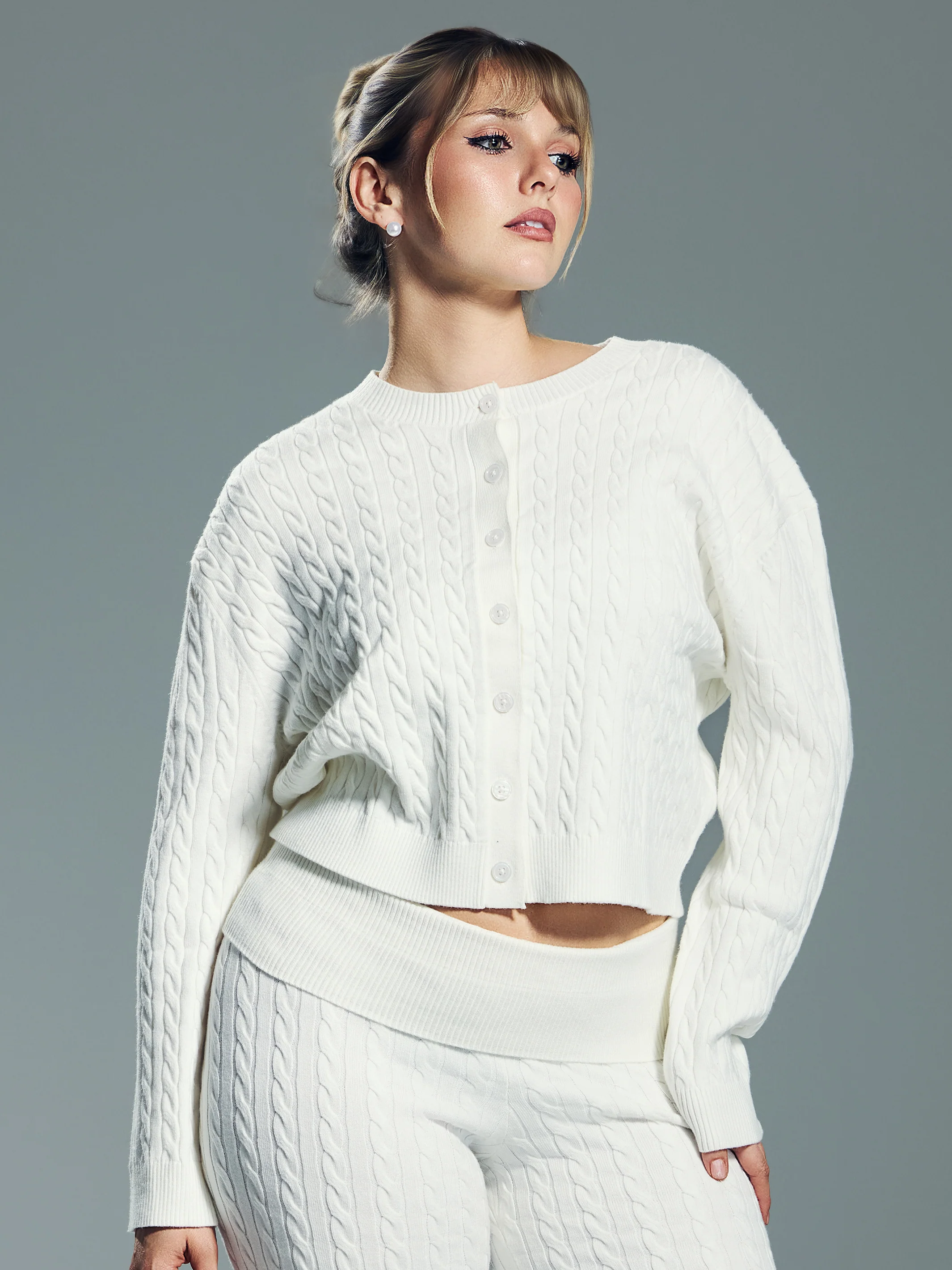 Cable Knit Cardigan - Image 5