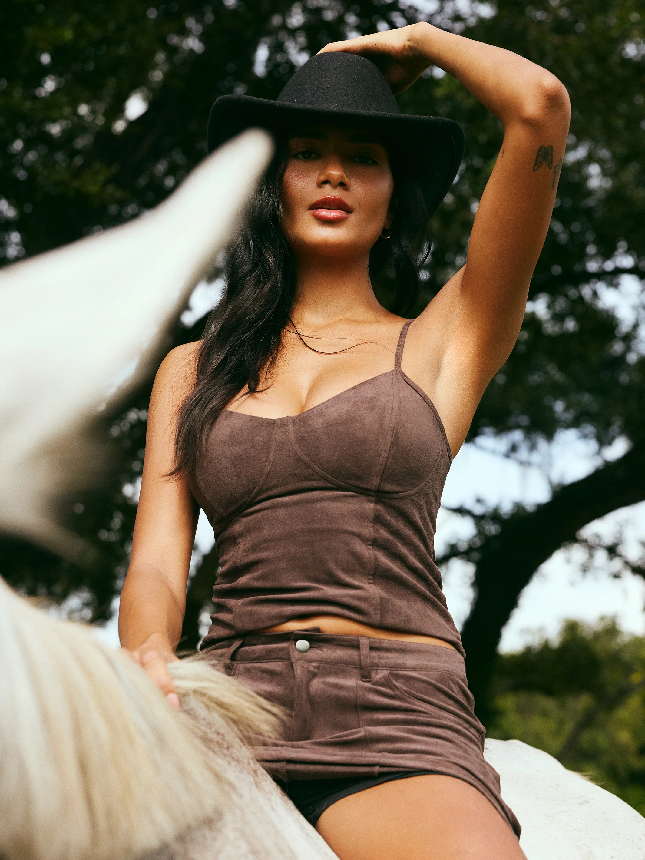 Suede Corset - Image 5