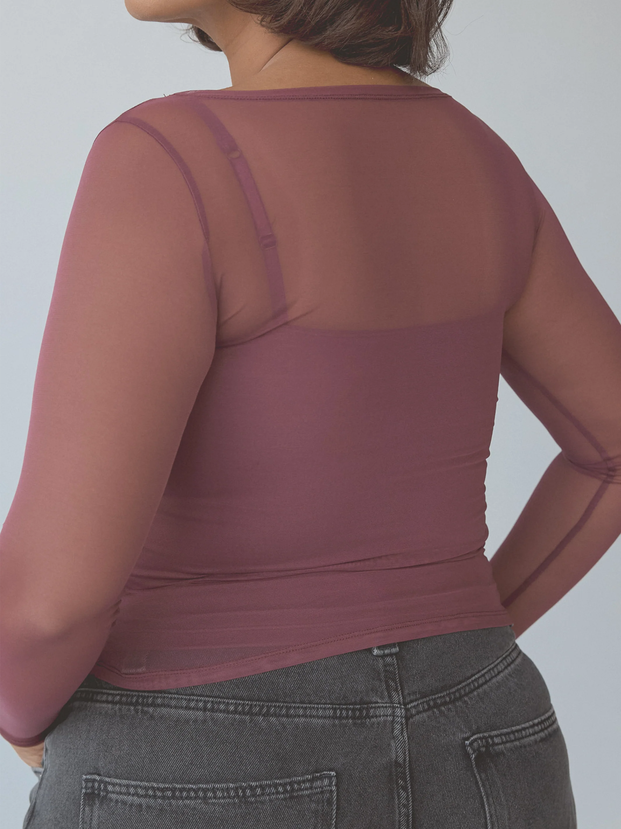 Two-Piece Mesh Long Sleeve - Image 5